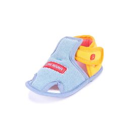 Butterthief Unisex Kids Blue & Yellow Shoe-Style Sandals-image-51