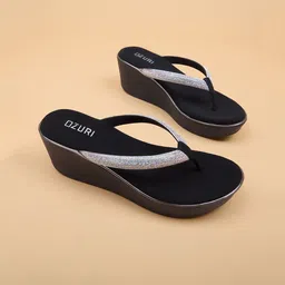 Ozuri Embellished Wedge Heel Sandal-21