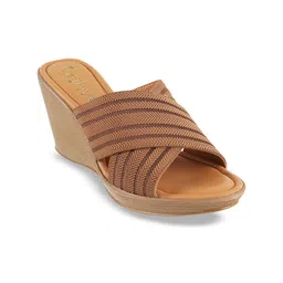 Catwalk Cross Strap Open Toe Wedges-20