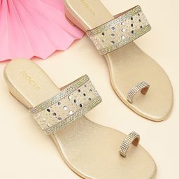 Rocia Women Embellished Wedge Heel Sandals-image-25