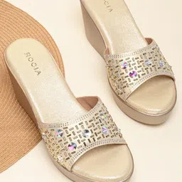 Rocia Ethnic Wedge Sandals-image-92