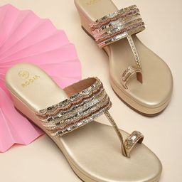 Rocia Ethnic Wedge Sandals-image-86