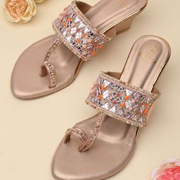 Rocia Ethnic Wedge Heel Sandals-image-83