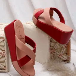 Bruno Manetti Open Toe Wedge Heels-25
