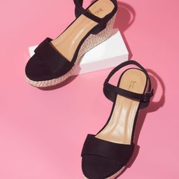 Inc 5 Textured Wedge Heels With Backstrap image 1