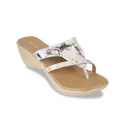 WALKWAY by Metro Printed Open Toe Wedges-36
