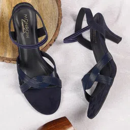 Monrow Strappy Open Toe Kitten Heels image 5