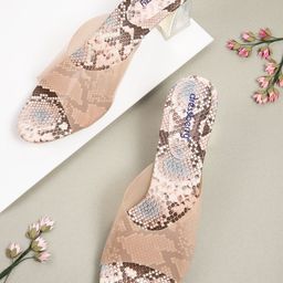 DressBerry Women Pink Solid Block Heel Sandals-34