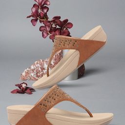 Carlton London sports Women Embellished Open Toe Flats-image-89