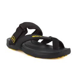Sparx Men Black & Yellow Comfort Sandals-picture-10