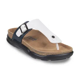 Mochi Men Open Toe Comfort Sandals With Buckle Detail-10
