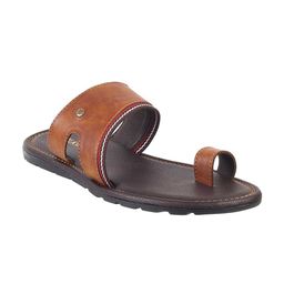 WALKWAY by Metro Men Tan & Black Comfort Sandals-image-51