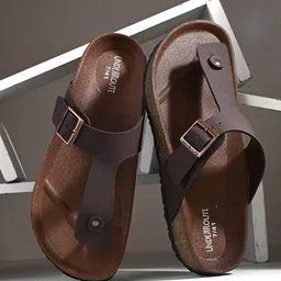 UNDERROUTE Men Open Toe Comfort Sandals With Buckle Detail-picture-28