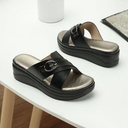 ICONICS Women Comfort Heel Sandals-15