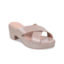 Mochi Open Toe Block Flats-98