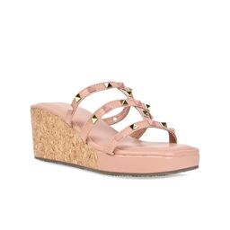 Rocia Embellished Open Toe Wedges Heels-35