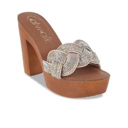 Catwalk Embellished Platform Heels-16