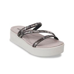 Mochi Textured Open Toe Flatform Heels-7