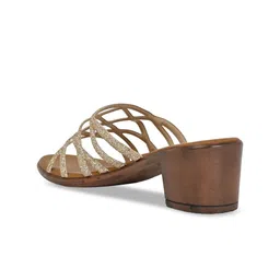 Rocia Textured Open Toe Block Heels image 3