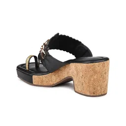 Inc 5 Embellished Open One Toe Block Heels image 2