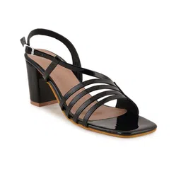 ZENVO Open Toe Block Heels image 2