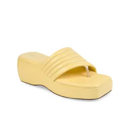 Try Me Textured Open Toe Platform Heels image 2