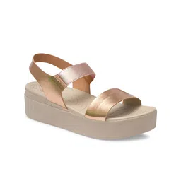 SHUZ TOUCH Open Toe Flatform Heels image 5