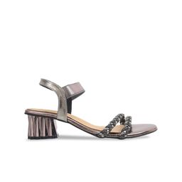 Metro Braided Open Toe Block Heels  With Backstrap image 3
