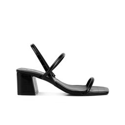 London Rag Open Toe Block Heels With Backstrap image 3