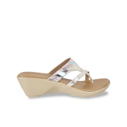 WALKWAY by Metro Printed Open Toe Wedges image 3