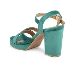 Inc 5 Open Toe Platform Heels With Buckles image 4
