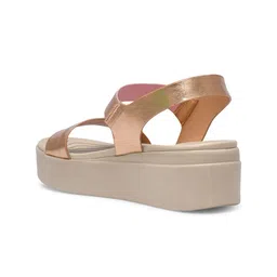 SHUZ TOUCH Open Toe Flatform Heels image 4