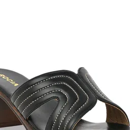 Rocia Textured Open Toe Block Heels image 2
