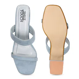 SHUZ TOUCH Open Toe Block Heels image 4