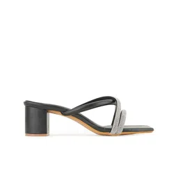 ZENVO Embellished Block Heels image 4