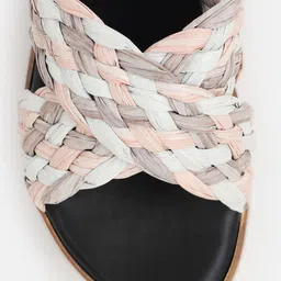 Kenneth Cole Printed Open Toe Wedge Heels image 4