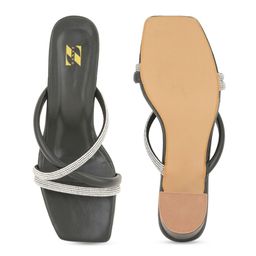 ZENVO Embellished Block Heels image 5