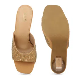 Inc 5 Embellished Open Toe Block Heels image 5