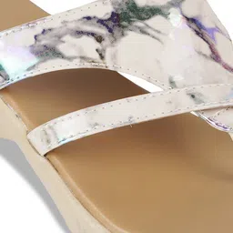 WALKWAY by Metro Printed Open Toe Wedges image 2