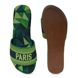 HASTEN Printed Open Toe Flatform Heels image 5