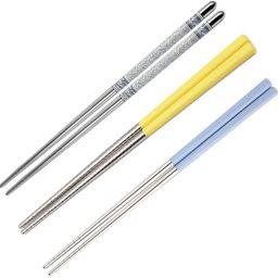 Chewing, Training, Cooking, Eating, Decorative Stainless Steel, Steel Chinese, Korean, Japanese, Vietnamese Chopstick-image-10