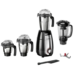 BOSCH TrueMixx Pro 1000 Watt 4 Jars Mixer Grinder (24000 RPM, Stone Pounding Technology, Black)-8