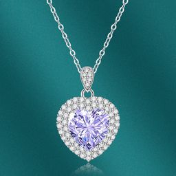 Designs & You Silver-Plated CZ Studded Heart Inspired Pendant With Chain-38