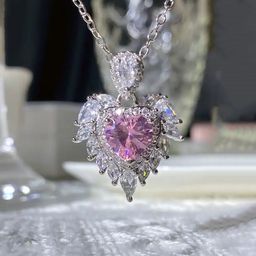 Designs & You Silver-Plated Heart Shaped Pendants with Chains-10