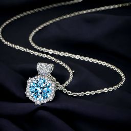 Designs & You Silver-Plated Cubic Zirconia-Studded Geometric Shaped Pendant With Chain-image-13