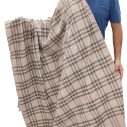 Vrinde Wool Checkered Men Shawl-image-81