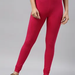 Go Colors Cotton Churidar-Length Leggings-22