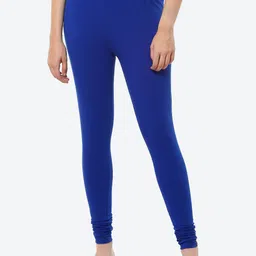 Biba Women Blue Solid Churidar Length Leggings-image-44