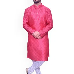 Om Shubh Mangalam Men Ethnic Motifs Regular Kurta with Churidar-picture-41