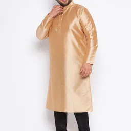 VASTRAMAY Mandarin Collar Kurta With Churidar-image-86